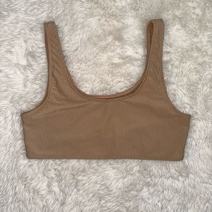 Frankies Bikinis ribbed bikini top